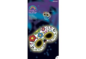 Masker Fancy Glow Stick Bloemen - Day of the death thema