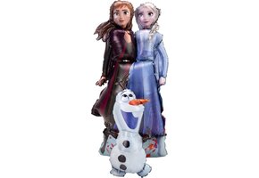 Frozen 2 Airwalker folie ballon XL 147cm groot