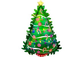 Riethmuller - Folieballon Supershape Kerstboom (91 cm)
