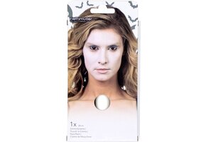 Professionele schmink/make-up créme wit, tube 28ml - op waterbasis - gebruiksklaar