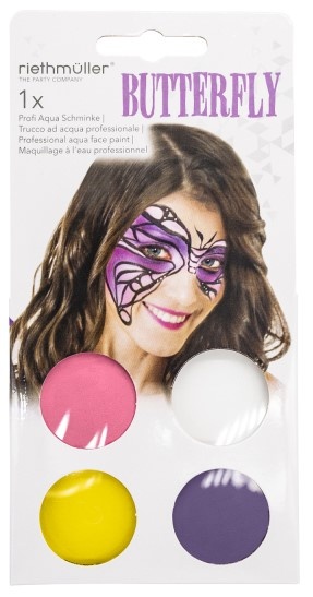 Butterfly Aqua make-up set 4 stuks