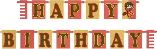 AMSCAN - Harry Potter slinger Happy Birthday kawaii 180 cm