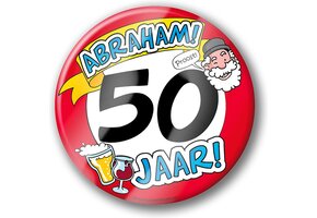 Bierviltjes Abraham 50 Jaar - 6 stuks