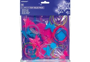 Amscan Meisjesset Glamour 48-delig