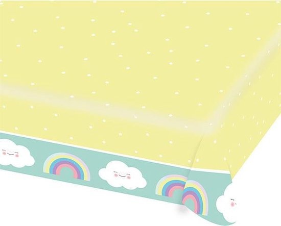 Tafelkleed Rainbow and Clouds