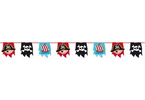 Amscan Verjaardagsslinger Piraten 400 Cm Rood/zwart/blauw