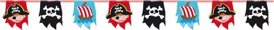 Amscan Verjaardagsslinger Piraten 400 Cm Rood/zwart/blauw