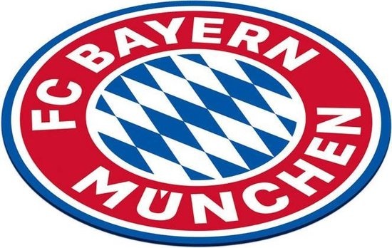 AMSCAN - 12 FC Bayern München kartonnen onderzetters 10 cm