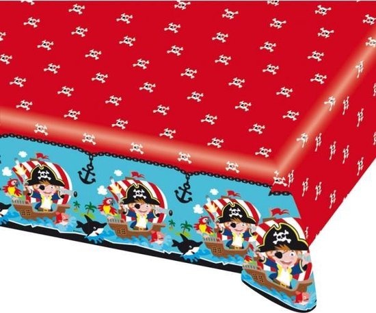 Amscan - Tafelkleed piraten plastic 120 x 180 cm