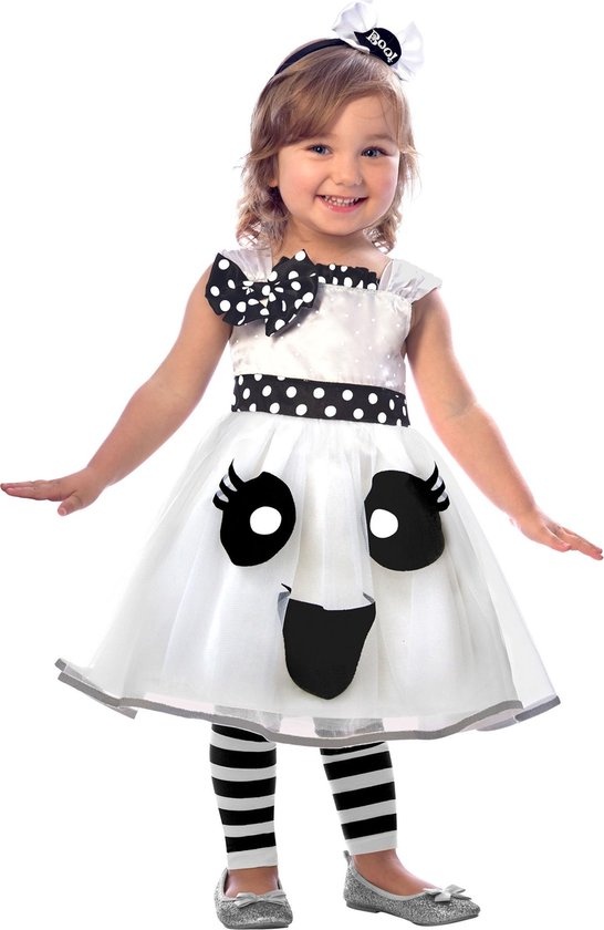 Amscan Kinderkostuum Cute Ghost Meisjes Polyester Maat 3-4 Jaar