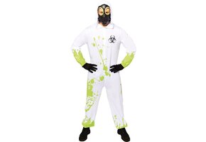 Amscan Verkleedkostuum Hazmat Polyester Wit Maat Xl