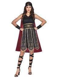 Romeinse gladiator Gina dameskostuum maat S