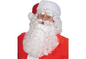 Kerstman pruik en baard set