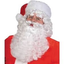 Kerstman pruik en baard set