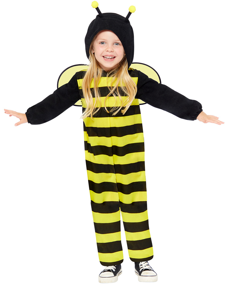 Kinderkostuum Bijen Onesie 6-8 jaar
