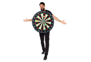 Volwassen kostuum dartbord tabard - One size