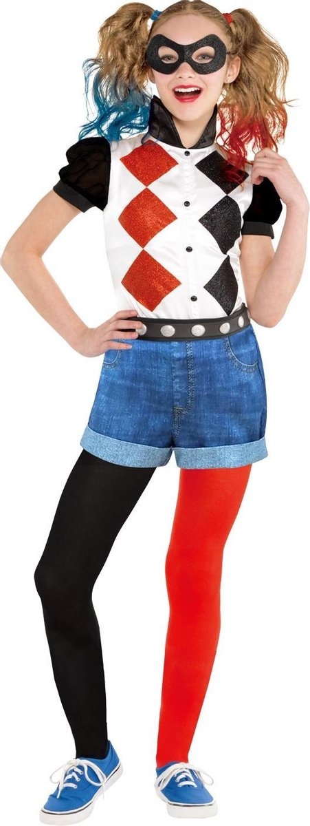 Harley Quinn Classic Kostuum - Leeftijd 10-12 jaar