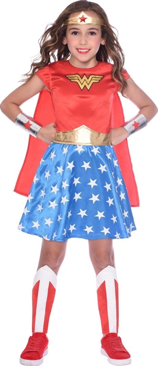 Kinderkostuum Wonder Woman 5-delig Official - 8-10 jaar