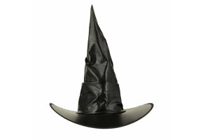 Heksenhoed twisted zwart - Volwassene - One size