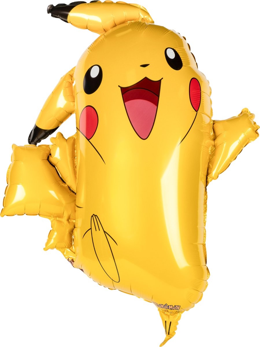 Pokemon Pikachu folieballon 62x78cm