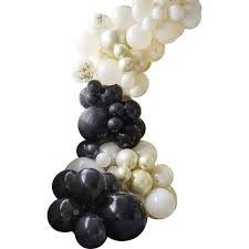 Ballonnenboog zwart & nude Champagne Noir Ginger Ray