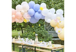 Ginger Ray Ballonnen Boog 60 Ballonnen | Met Papieren bloemen