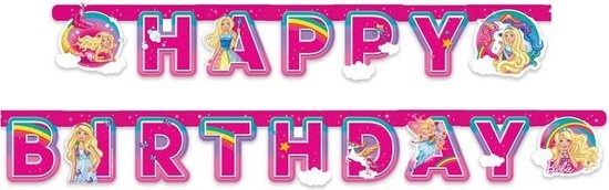Happy Birthday slinger Barbie Dreamtopia