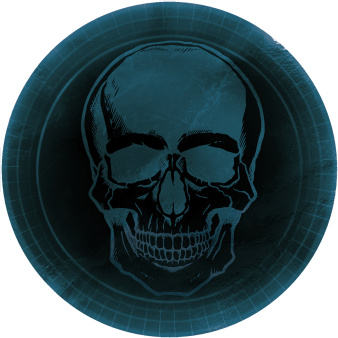 8 Borden Boneshine Fever Rond Papier 23 cm