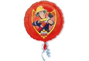 AMSCAN - Aluminium Sam de Brandweerman ballon