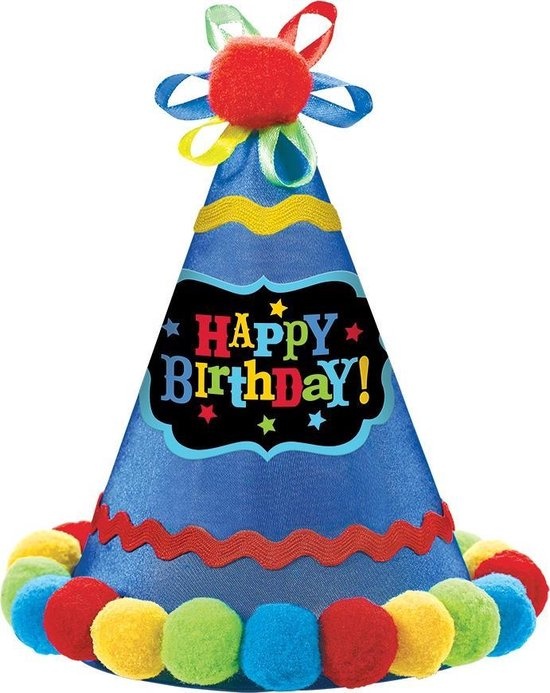 Amscan Feesthoedje Happy Birthday Multicolor 20,9 Cm