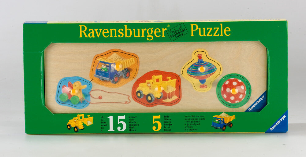 Houten puzzel - Thema bouwen