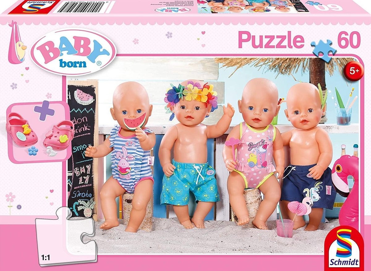 Baby Born puzzel In de zomer - 60 stukjes