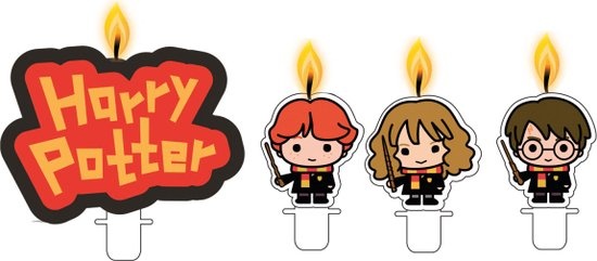 Harry Potter taart kaarsen | 4 stuks