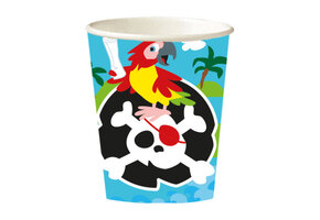 8 Cups Pirate Paper 250 ml