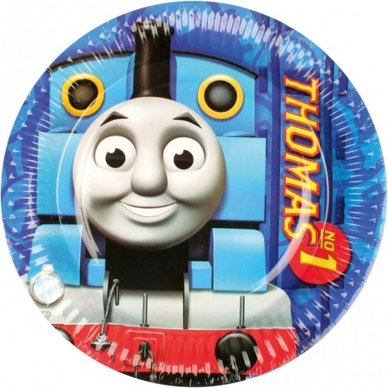 Set van 8 borden Thomas en zijn vriendjes™ - Feestdecoratievoorwerp
