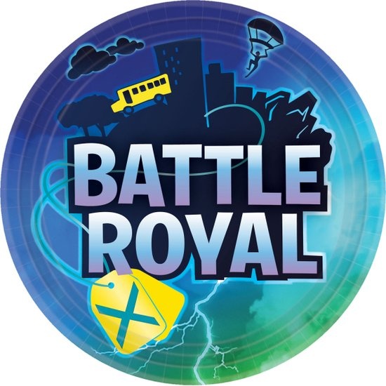 Amscan - Battle Royal - Borden (8 stuks ECO)