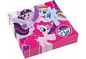 20 My Little Pony™ servetten - Feestdecoratievoorwerp