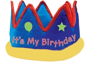 Amscan Feestkroontje It's My Birthday Multicolor 13,9 Cm