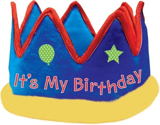 Amscan Feestkroontje It's My Birthday Multicolor 13,9 Cm