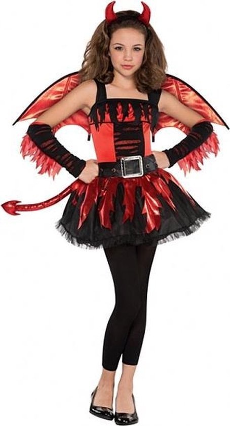 Verkleedkostuum Duivel 14-16 jaar - Halloween outfit - Verkleedkleding
