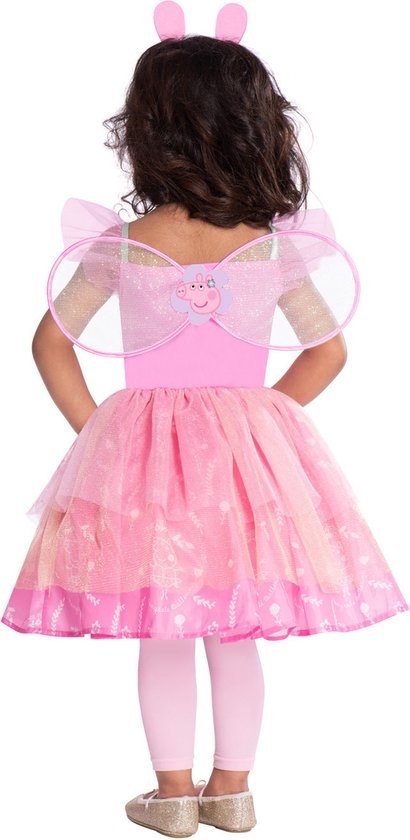 Amscan Kostuum Peppa Fairy Meisjes Roze 4-6 Jaar 4-delig
