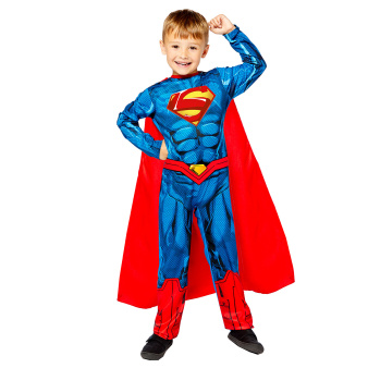 Superman outfit kind officieel - Maat 4-6 jaar