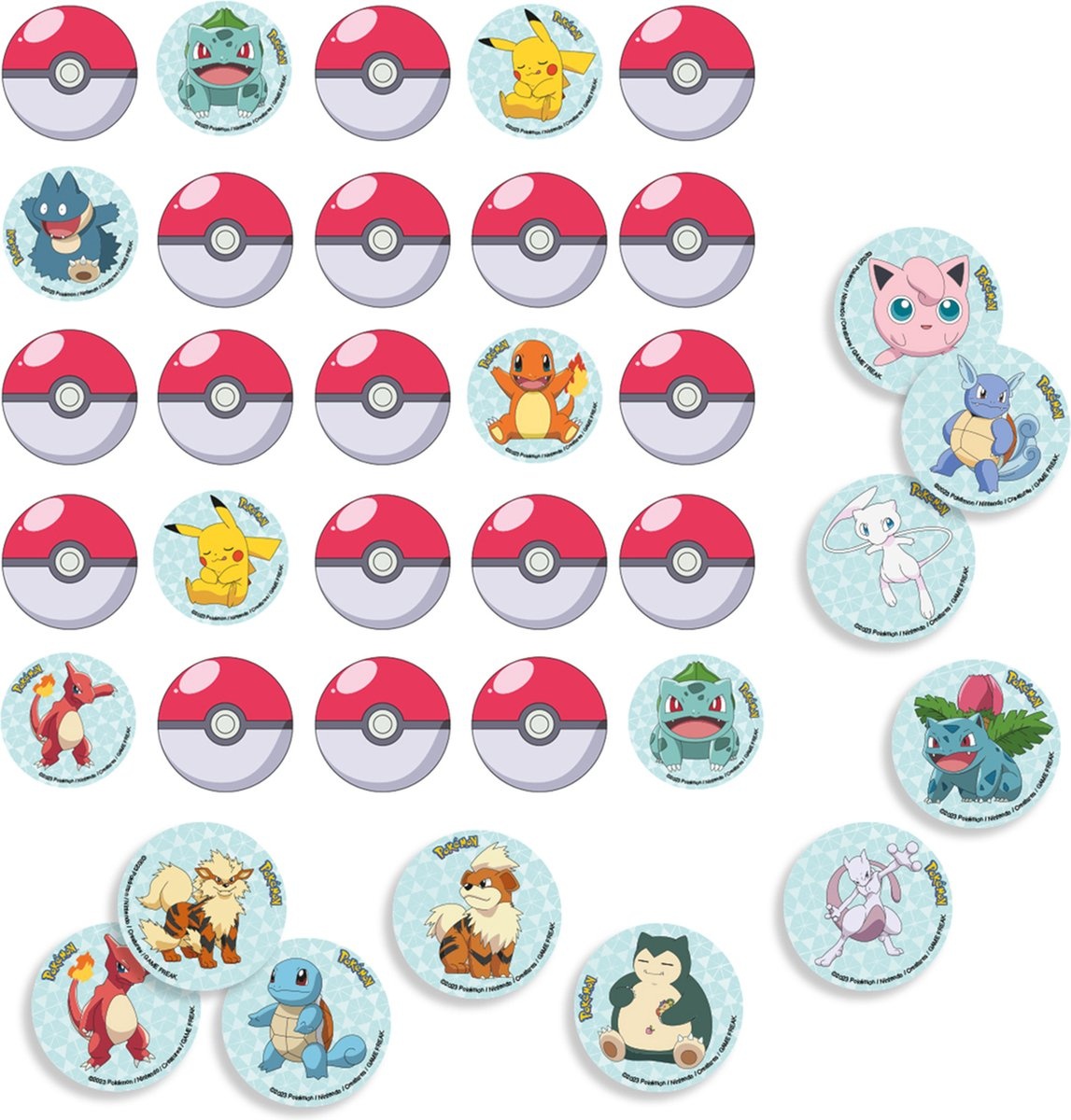 Pokémon Geheugenspel 32 tokens