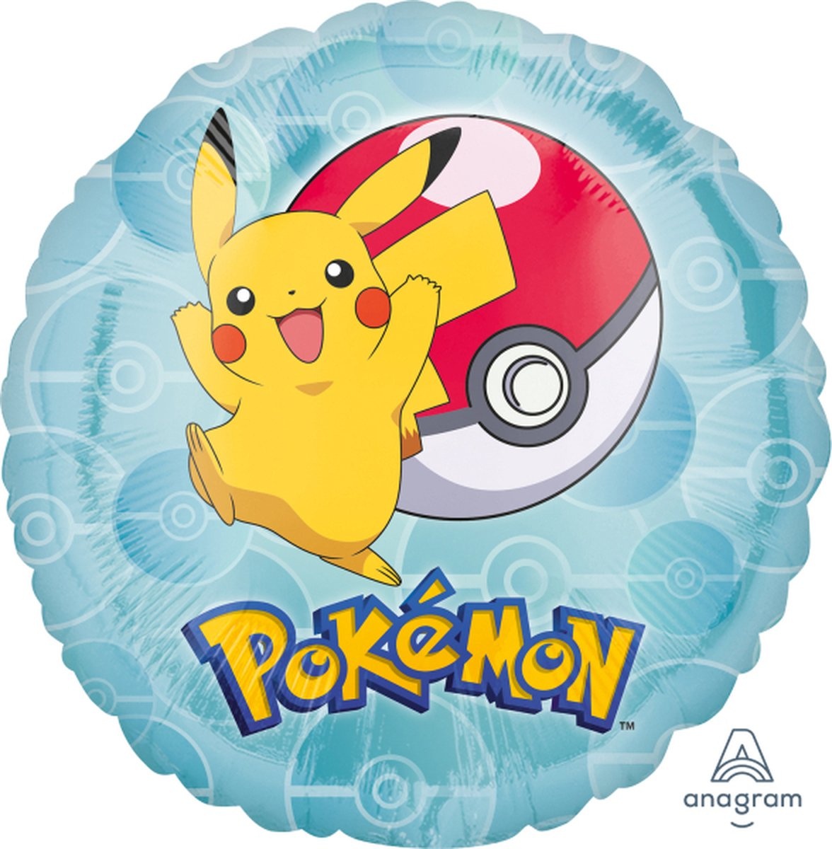 Pokémon folieballon Pikachu 43cm
