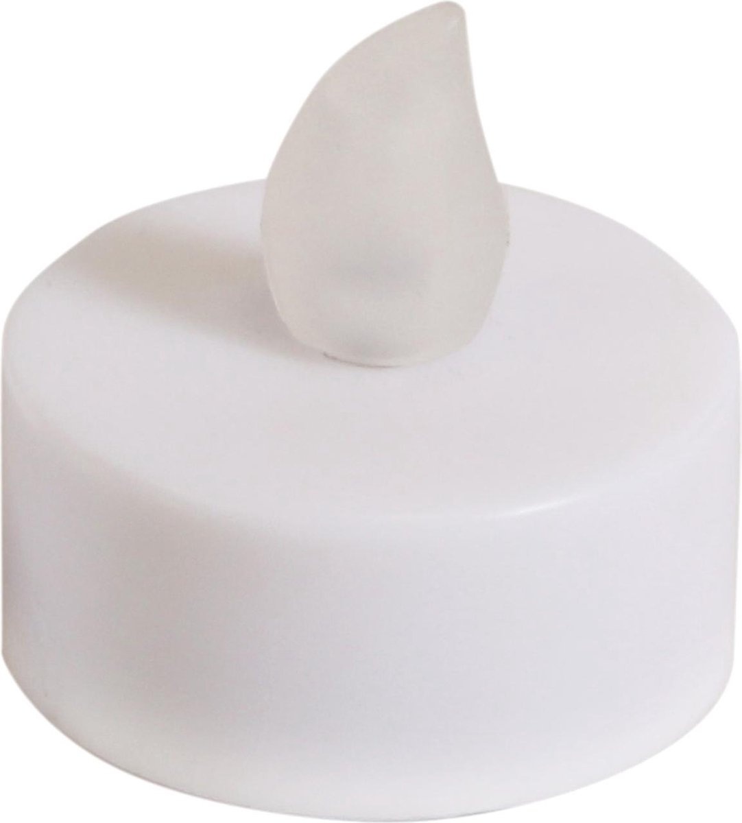 Theelicht Led Kunststof Wit 2 Stuks 3,5cm