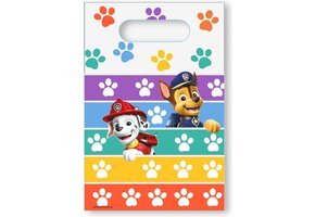 AMSCAN - 8 papieren feestzakjes PAW Patrol 6,25 x 9,25 cm