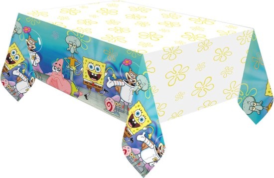 Amscan - Tafelkleed SpongeBob (120 x 180 cm)