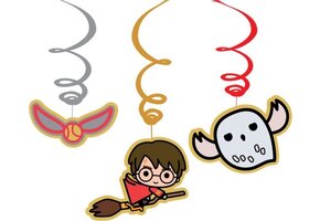 Harry Potter Swirl Decoraties 6 stuks 60cm