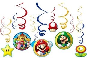 Hangdecoratie Mario Bros - Super mario feest