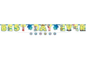 Jumbo Letterslinger Sponge Bob met mini slinger 320 cm